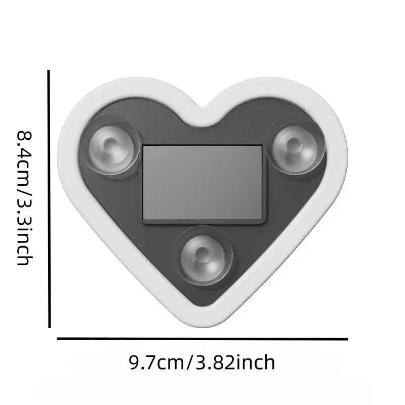 Car LED Window Heart Atmosphere Light, Solar Powered Interior Modification Neon Lamp, Car Decoration Lighting Accessory