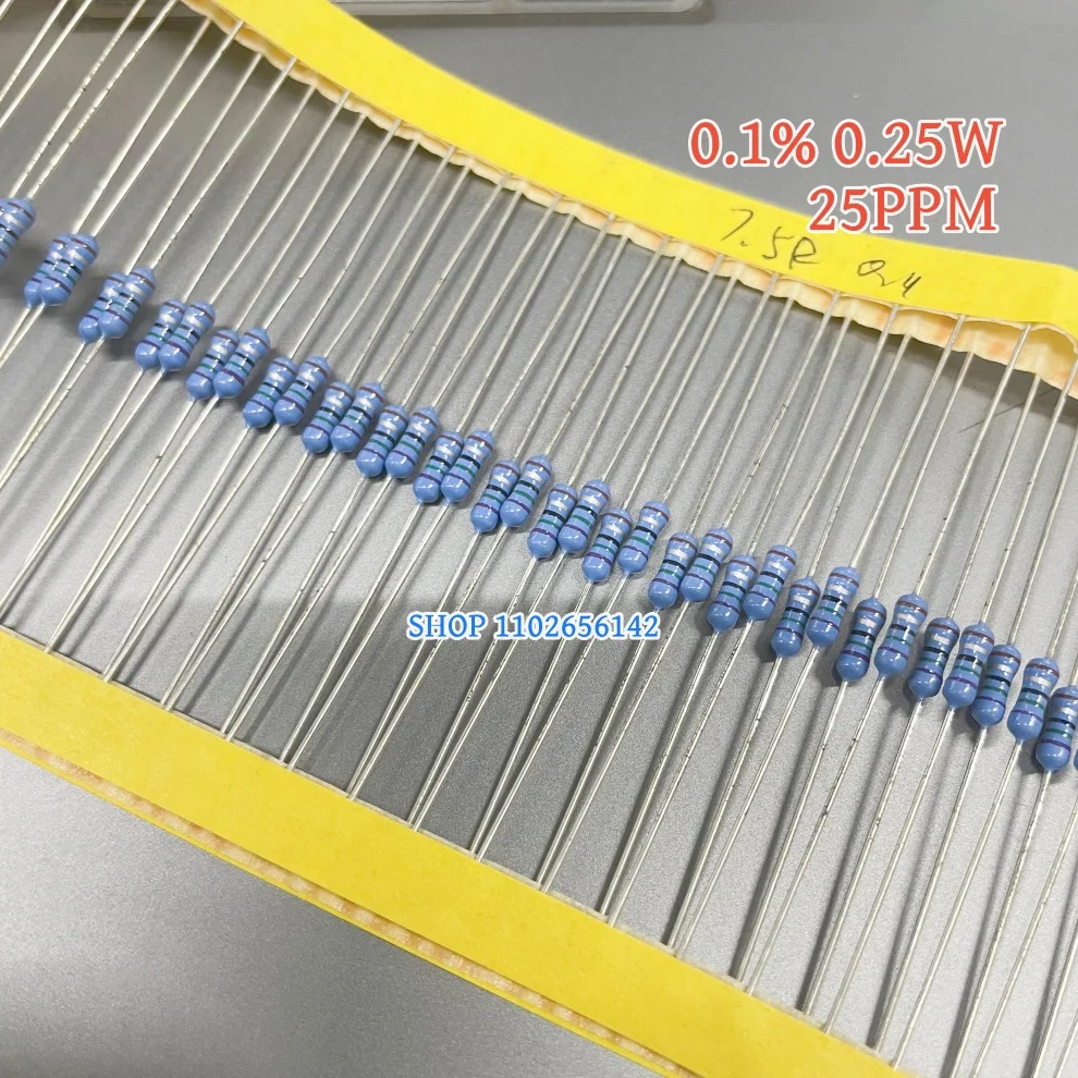 20PCS 1/4W 0.1% 2.5…