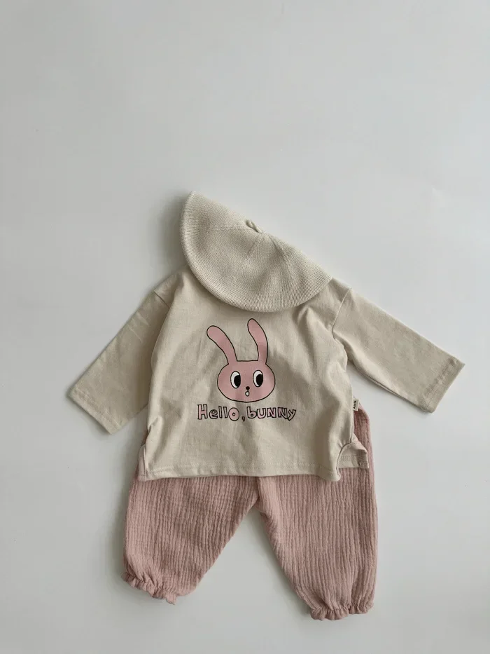 Bio-Baumwoll-Musselin-Hosen für Babys, süße Capri-Hosen mit Muster, weiche, leichte Hosen für Neugeborene und Kleinkinder, für alle Jahreszeiten. – Detail 11