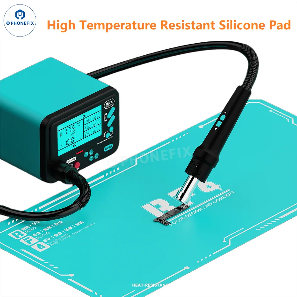 RF4 RF-PO24 RF-PO23 High Temperature Resistant Silicone Pad For Microscope Soldering Station Welding Repair Assistance Tool