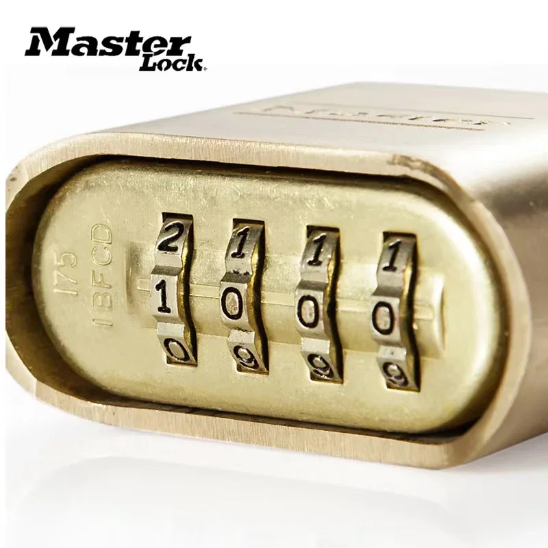 Master Lock 175MCND Brass Password Combination Padlock Anti-theft  Anti-tampering Anti-corrosion, Anti-rust and Waterproof