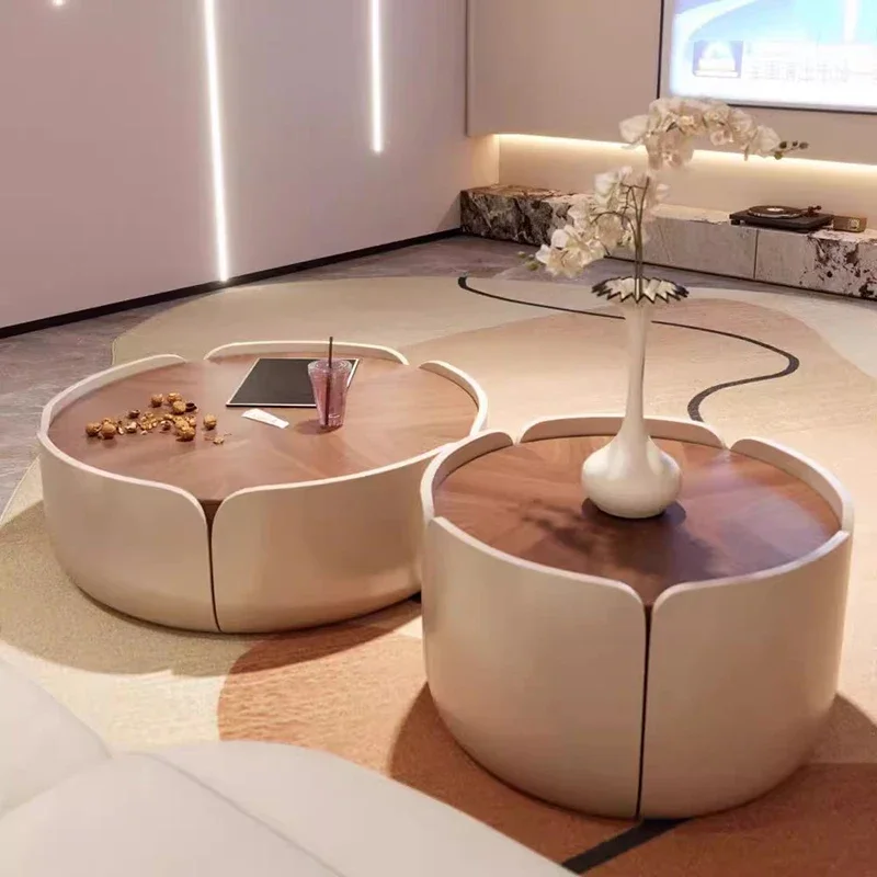 Vintage Design Coffee Table Modern Minimalist Living Room Center Table Luxury Industrial Aesthetic Couchtisch Unique Furniture