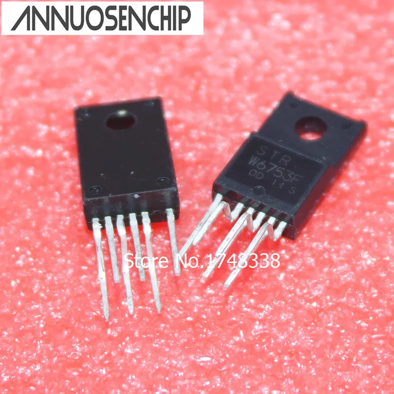 2Pcs STRW6753F STR-W6753F STR-W6753 Str-W6753F TO-220F 7Pins
