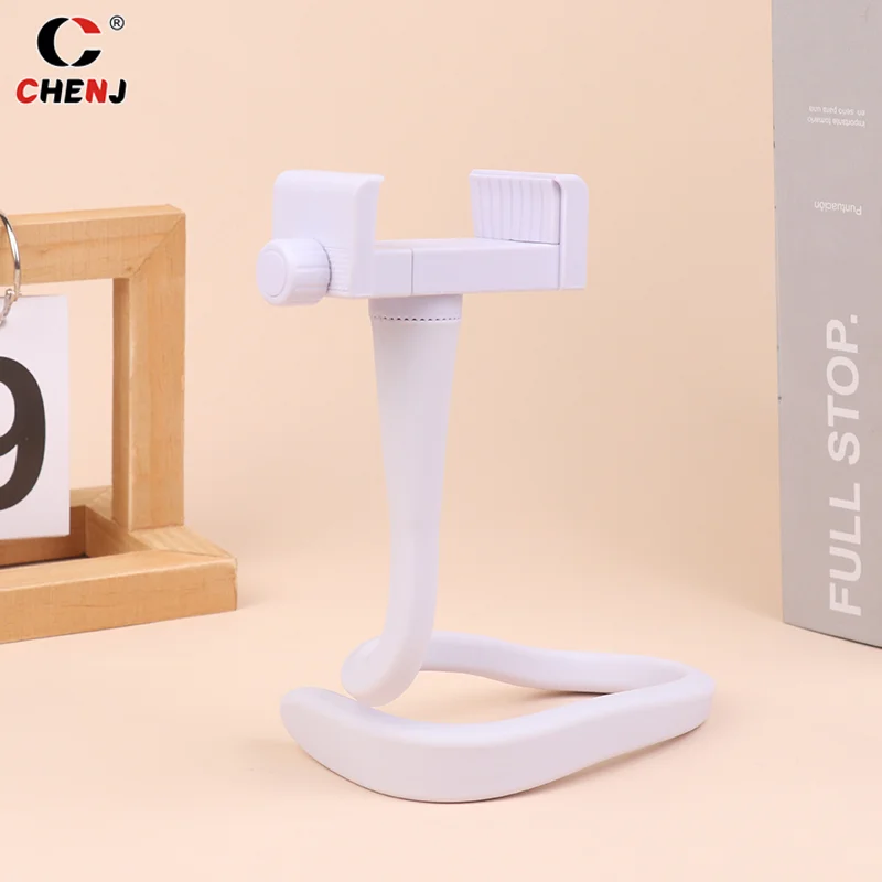 Universal Baby Monitor Holder Longer White Flexible Silicon Baby Camera Stand, Ideal IP Camera Mount Hole-Free Crib Cradle Rod