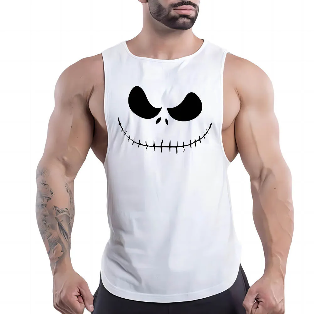 Sport Gym Men'S Clothing Breathable Outdoor Basketball Quick Dry Four Seasons Fashion Tank Top Y2k Leisure Sleeveless Shirt Fnaf