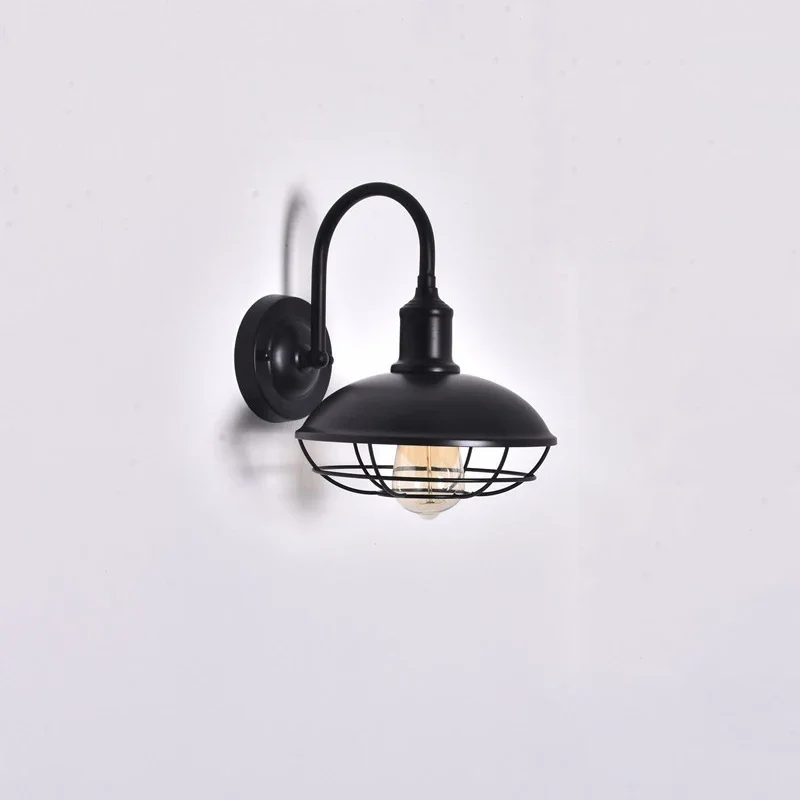 Retro Estilo Industrial Loft Lâmpada De Parede, Lâmpada Do Corredor Nostálgico, Arte Do Ferro, Varanda Criativa e Restaurante, Bar Rural