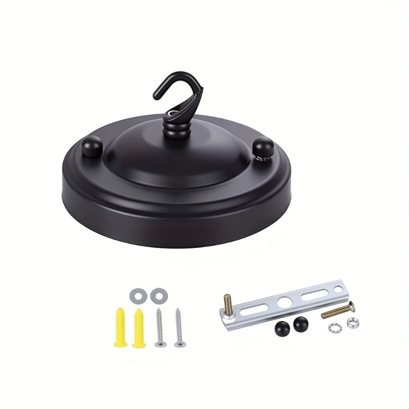 

1PC 10.5cm Cafe Chandelier Household DIY Decor Lamp Part Ceiling Plate Holder Fitting Hook Light LivingRoom Pendant Plate Rose