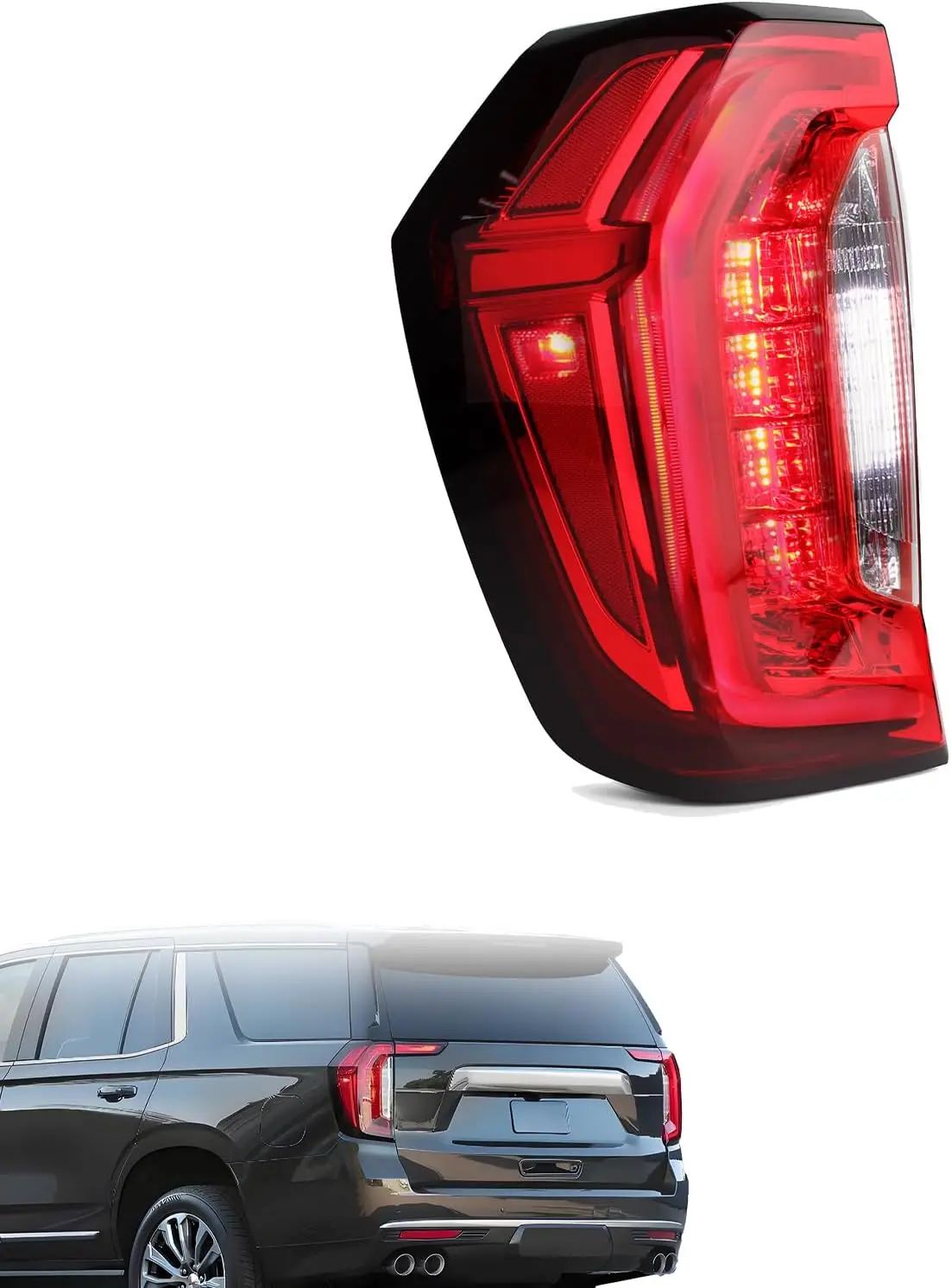 

Светодиодный задний фонарь в сборе для GMC Yukon XL Denali AT4 SLE SLT 2021-2024 годов, левая сторона водителя 84816392 GM2800317