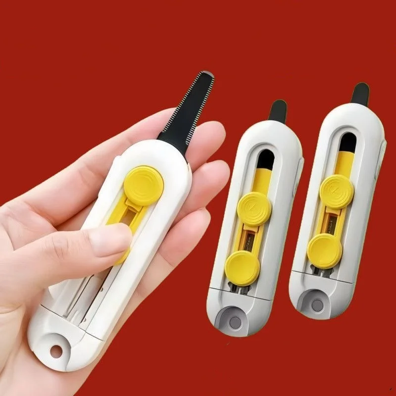 Box Cutter Mini Magnetic Box Cutter Box Cutter Safety Lock For Opening Packages Cartons Box Opener Razor Perfect For Home Use