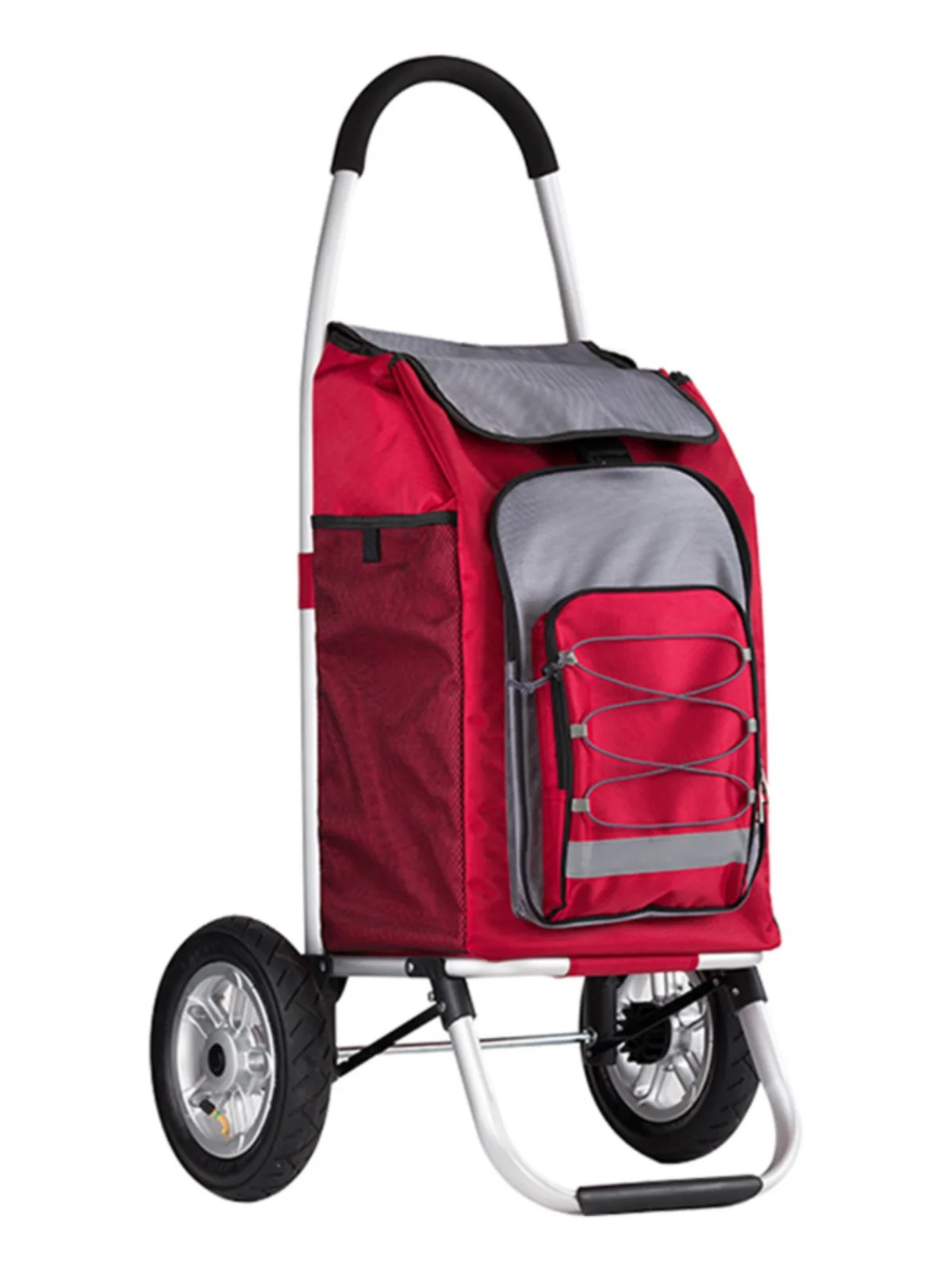 Outdoor luggage trailer, truck, folding, portable trolley, elderly shopping, small trolley, household climbing car