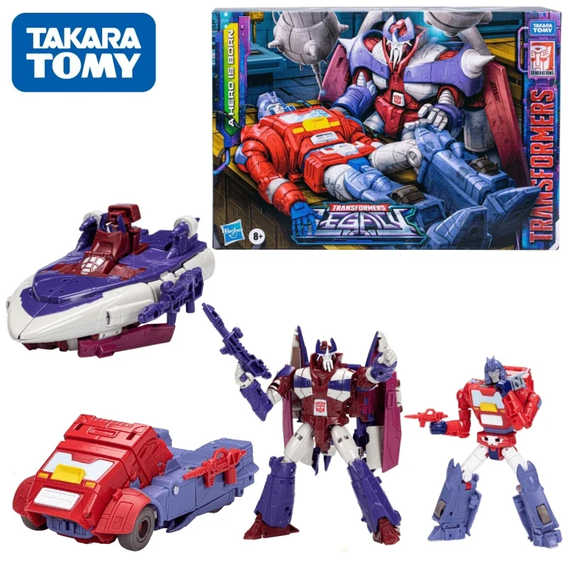 W magazynie Takara Tomy Transformers G Series Legend Channel Limited HP The Birth of a Hero (Titanic Master & Orion Pax) Action