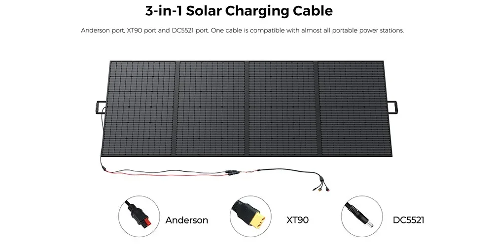 solaire portable éventuelles 420, 420W, étanche IP67, pour centrale électrique