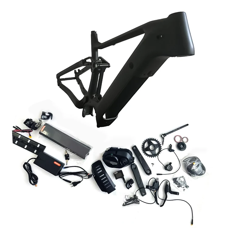 

Легкая рама электрического велосипеда EMTB Enduro E из углеродного волокна со средним приводом Bafang M600 и полной подвеской