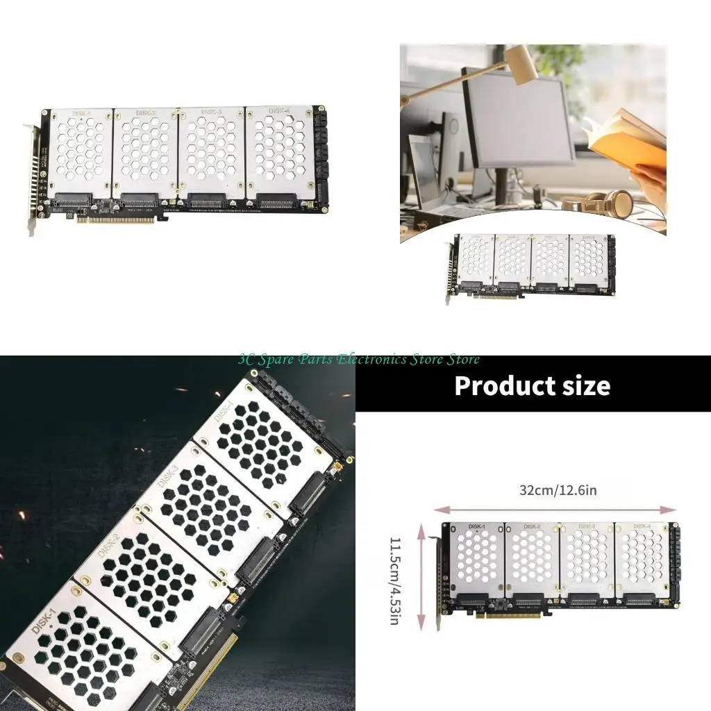 

SZ M.2 SFF8639 NVME SOLID DISK 4 Слот для расширения PCIE X16, поддержка PCIE и для энтузиастов DIY PC
