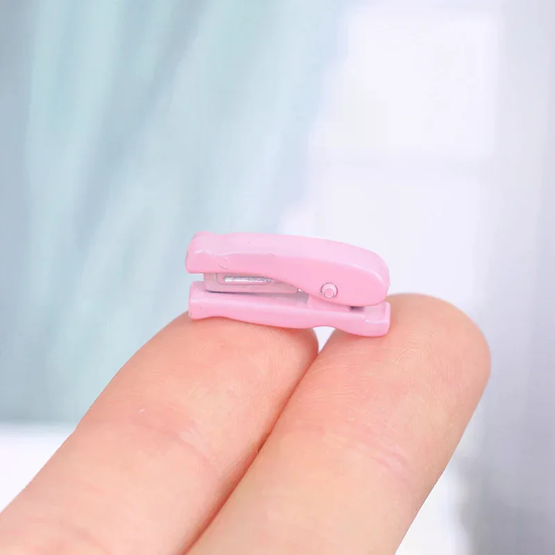 Dollhouse Simulation Mini Stationery Pocket Micro Stapler/calculator Model Learning Educational Toys For Doll House Decor Gift