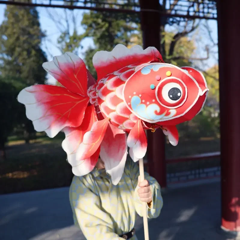 

Furniture Mid-Autumn Festival lantern traditional non-legacy fish lantern handmade diy children's production materials package