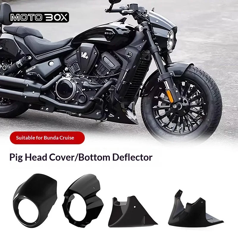 【Premium】For Graystone 250, Chinchilla 350/450, Black Flag 500/600 – modified parts including headlight covers and underbody