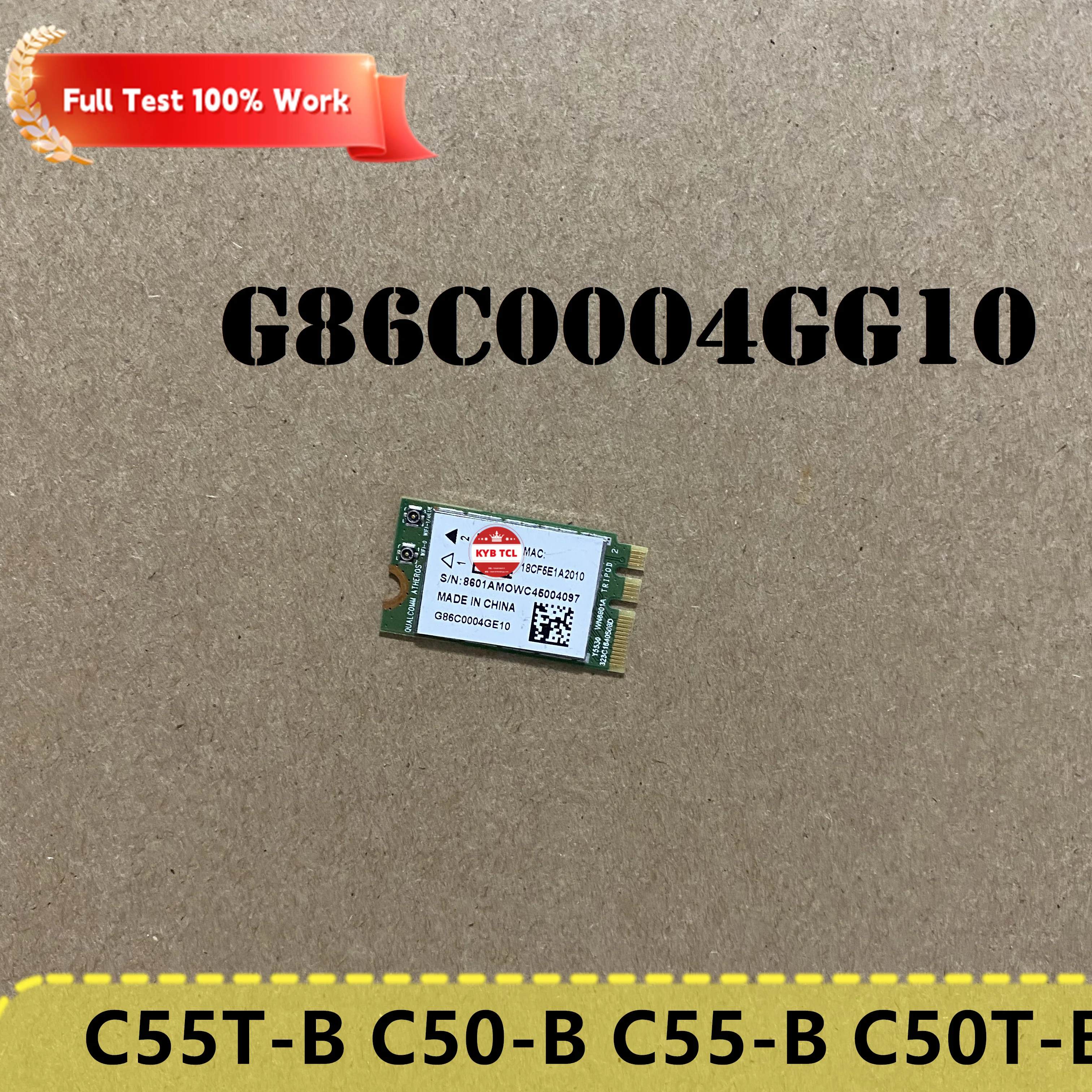 Ноутбук Atheros QCNFA125 WIFI Wireless NGFF G86C0004GG10 PA5197U-1MPC Toshiba Satellite C55t C55t-b C50-B C55-B c50 - b55 - b5110 C55-B5200