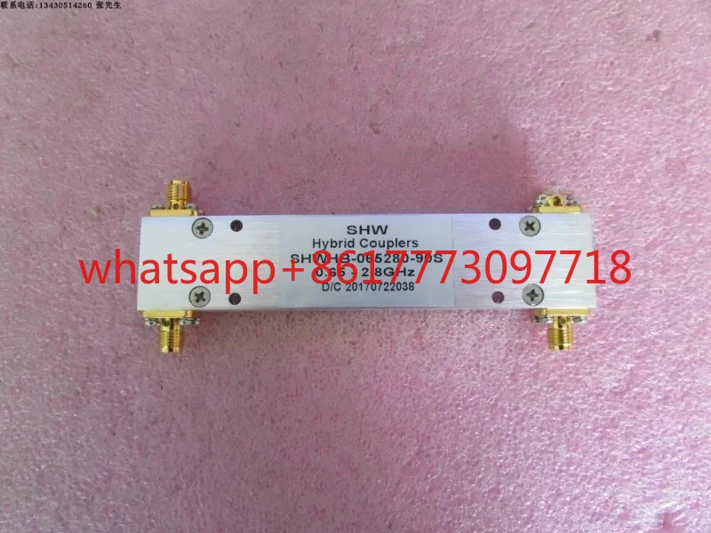 

SHWHB-065280-90S 0,65-2,8 ГГц 90-градусный соединительный мост 90-градусный делитель мощности 3 дБ-мост
