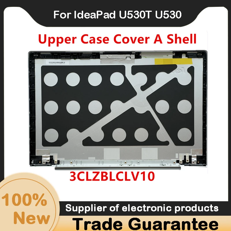 New For Lenovo IdeaPad U530T U530 Touch LCD Back Cover Real Lid A Shell Sliver 3CLZBLCLV10