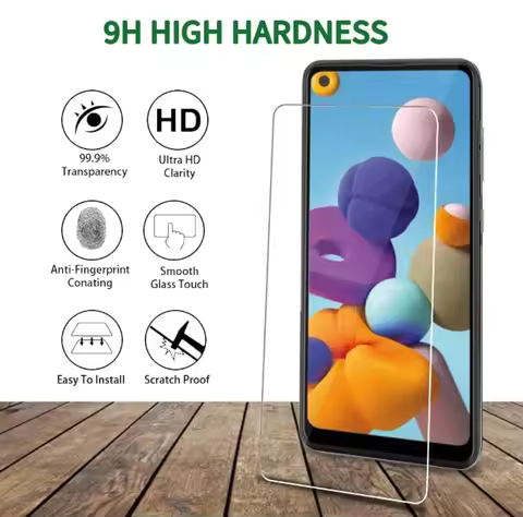 Protective Glass for Samsung A52 A32 A72 A12 A22 A52S 5G Screen Protector on Samsung A51 A71 A21S A31 A50 A70 A13 A53 A73 Glass