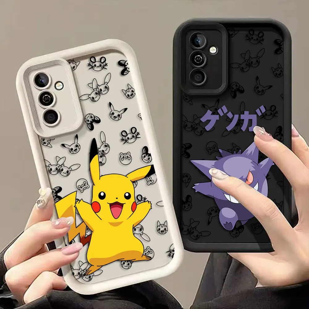 

P-Pikachu Pocket Monster Cover Phone Case For Samsung Galaxy S26 S25 S24 S23 S22 S21 FE S20 ULTRA PLUS TPU Case Funda Shell Capa