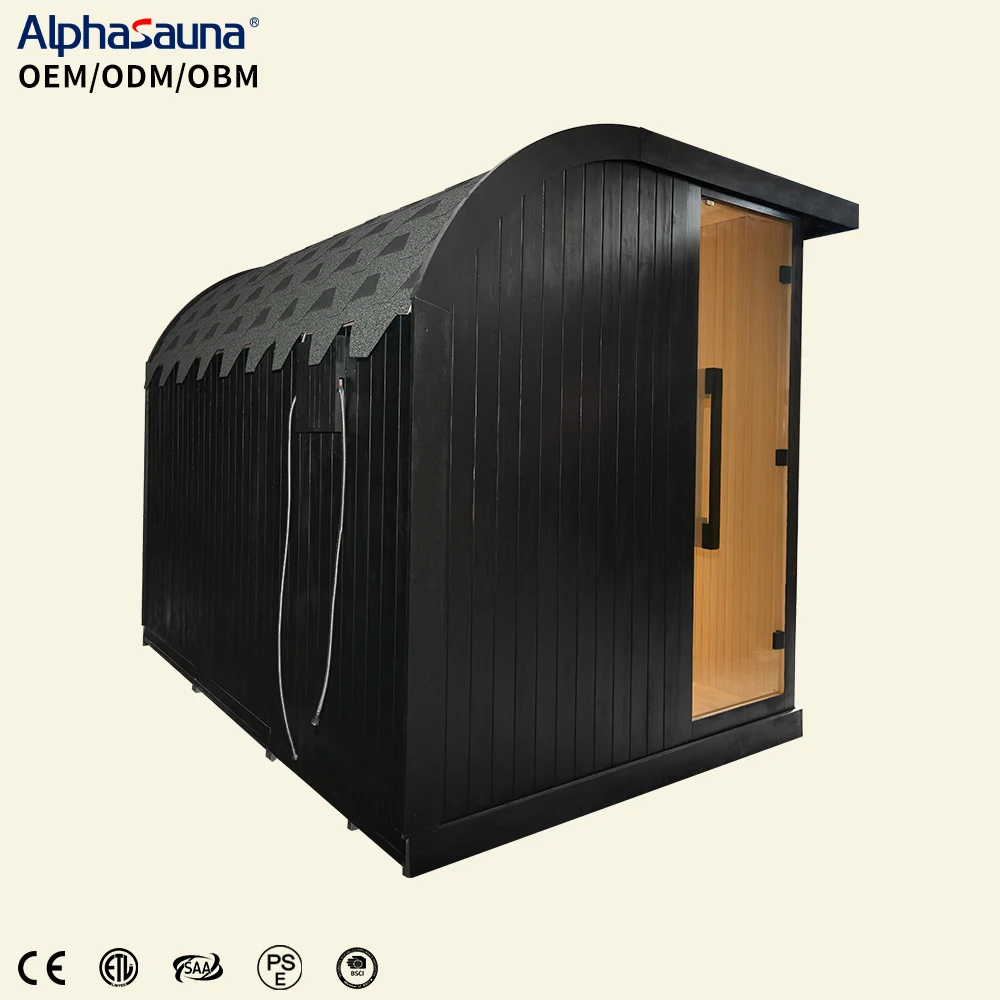 Outdoor Sauna2025 Sauna Outdoor 4-5 Person Sauna With Shower Outdoor Sauna Steam Room Top Rated
