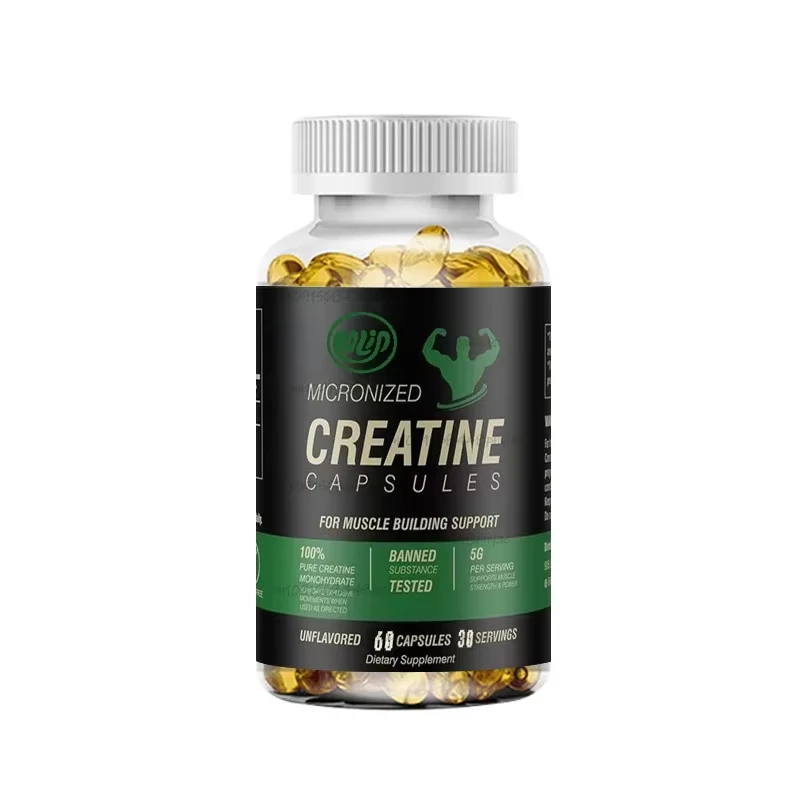 

200g Powdered Creatine Monohydrate Capsules Suitable for Muscle, Strength, Performance, Energy, Recovery, Men and Women