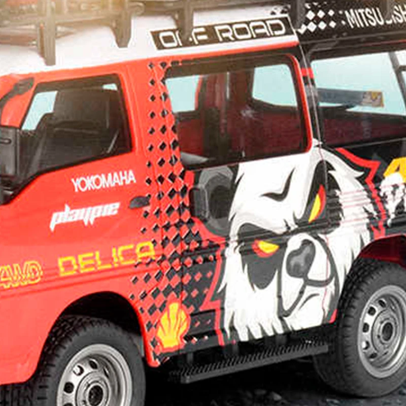 

JXC DELICA 1/24 Bread Car 4WD Version Simulation Electric Model Car Rock Adult Children's Toys