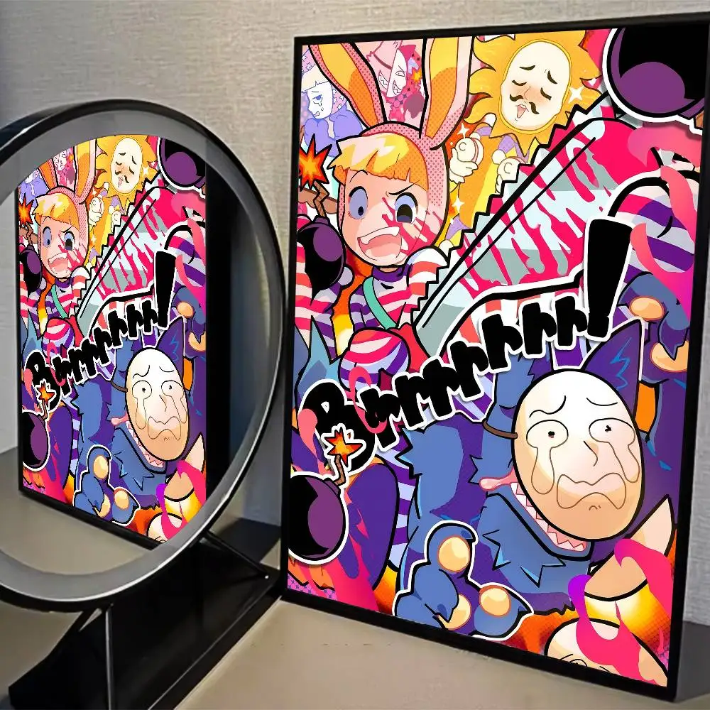 Anime Popee The Performer Good Quality Prints And Posters Waterproof Paper Sticker Coffee House Bar Posters Wall Stickers