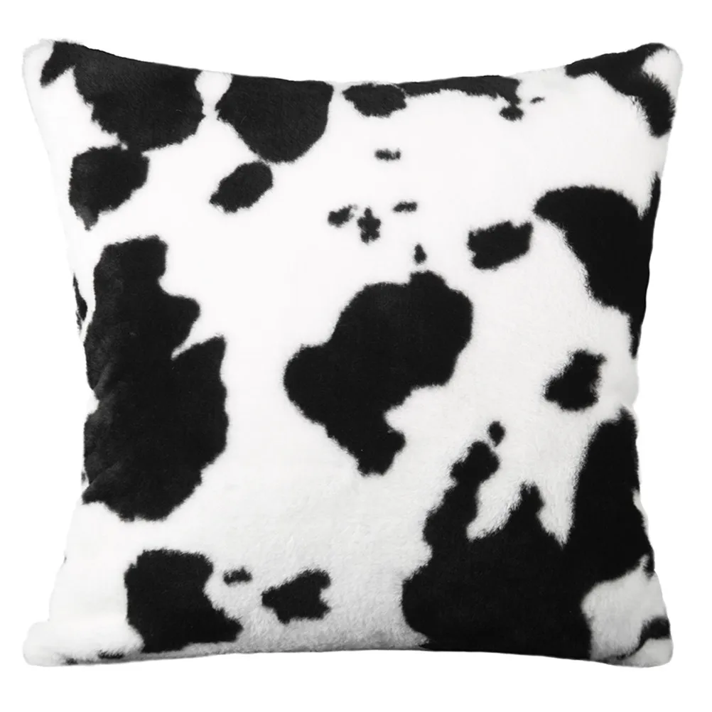 Cow Spots Throw Pillow Covers Premium Comfortable Washable Cushion Cover for Living Room Bedroom Sofa Couch Car Seat Home