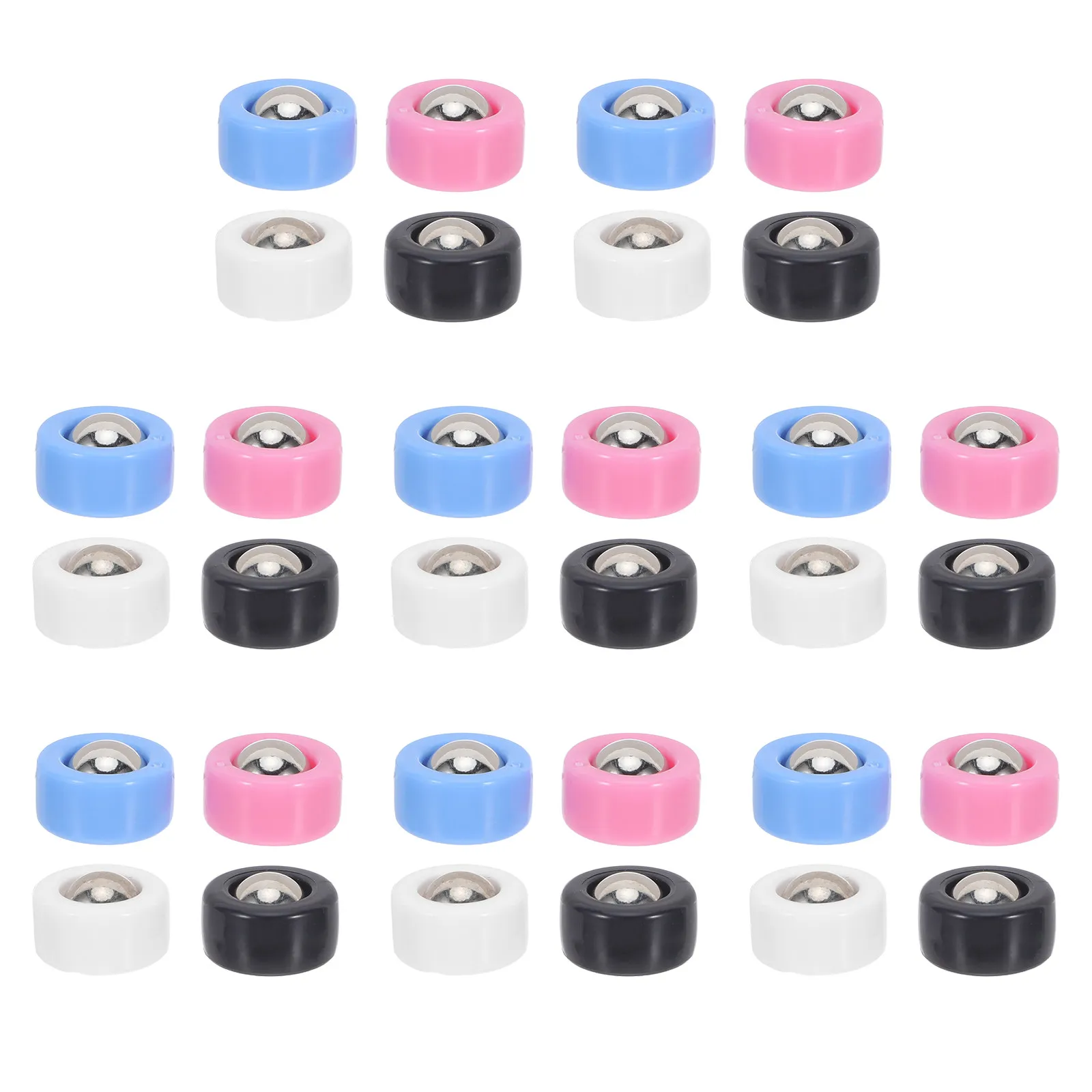 32Pcs Mini Shuffleboard Replacement Pucks 0.75'' Wear Resistant Tabletop Shuffleboard Rollers for Desktop Games Social