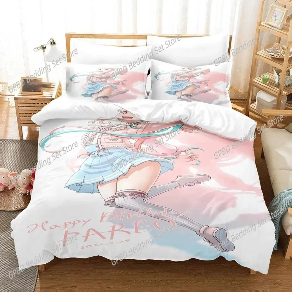

New Raise A Suilen Reona Nyubara Comfortable Duvet Quilt Cover Pillowcase Bedding Set Children Bedroom Decoration Home Textile