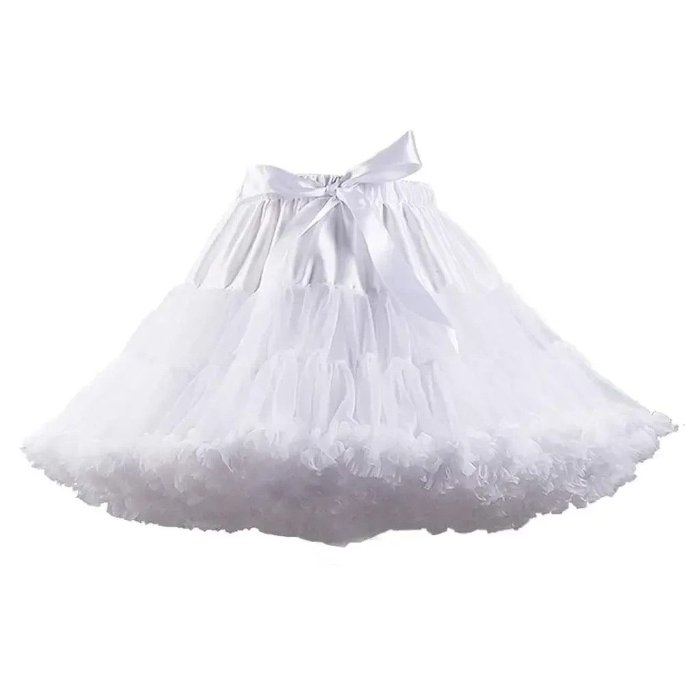 Jupon en Tulle pour Femme, Jupe de Cosplay Bouffante Multicouche, Longueur 40cm, Taille 56-100cm