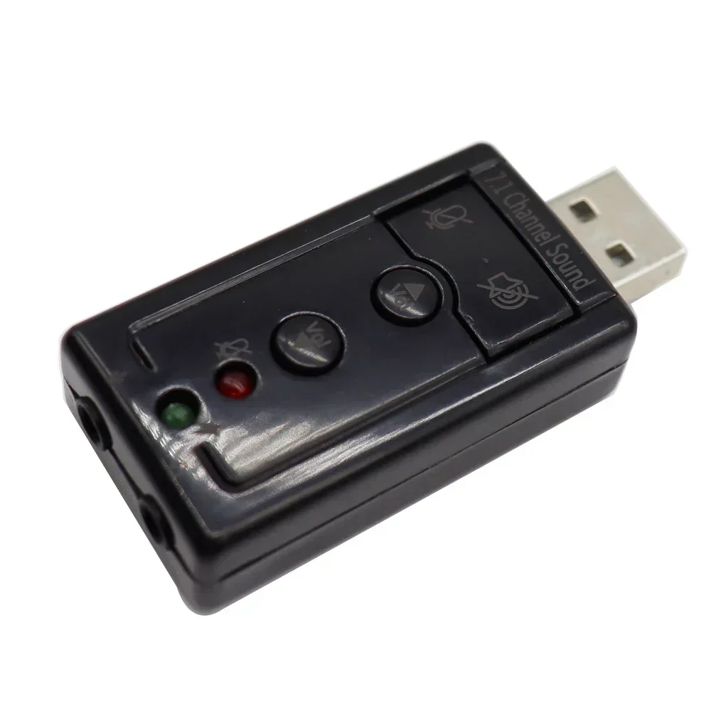 

External USB Sound Card VIRTUAL 7.1 USB to Jack 3.5mm Headphone Audio Adapter Micphone Sound Card For Mac Android Linux