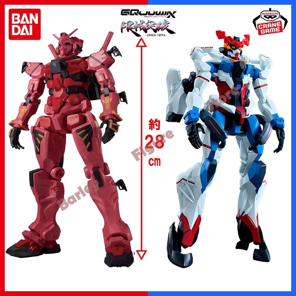 

Bandai Banpresto Original Anime Figure GENKAI TOPPA Gundam GQuuuuuuX Breaking Through 280mm Figure PVC Model Collection Toys
