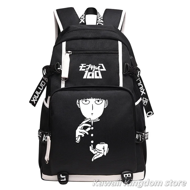 Mob Psycho 100Grübchen Spiel Student Rucksack Schultasche Rucksack Anime Cosplay Handtasche Messenger Bag