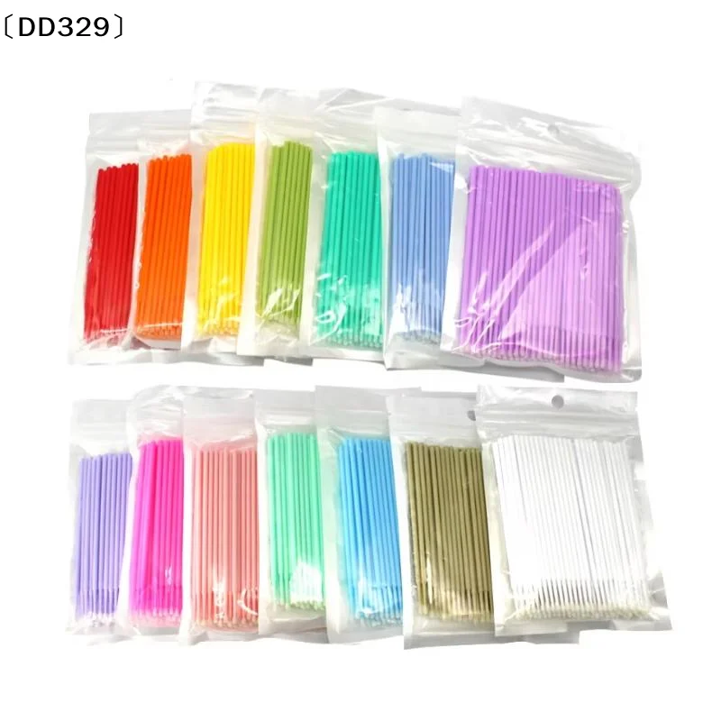 Eyelash Extension Options - Bastoncini Micro per Pulizia Monouso Multicolore