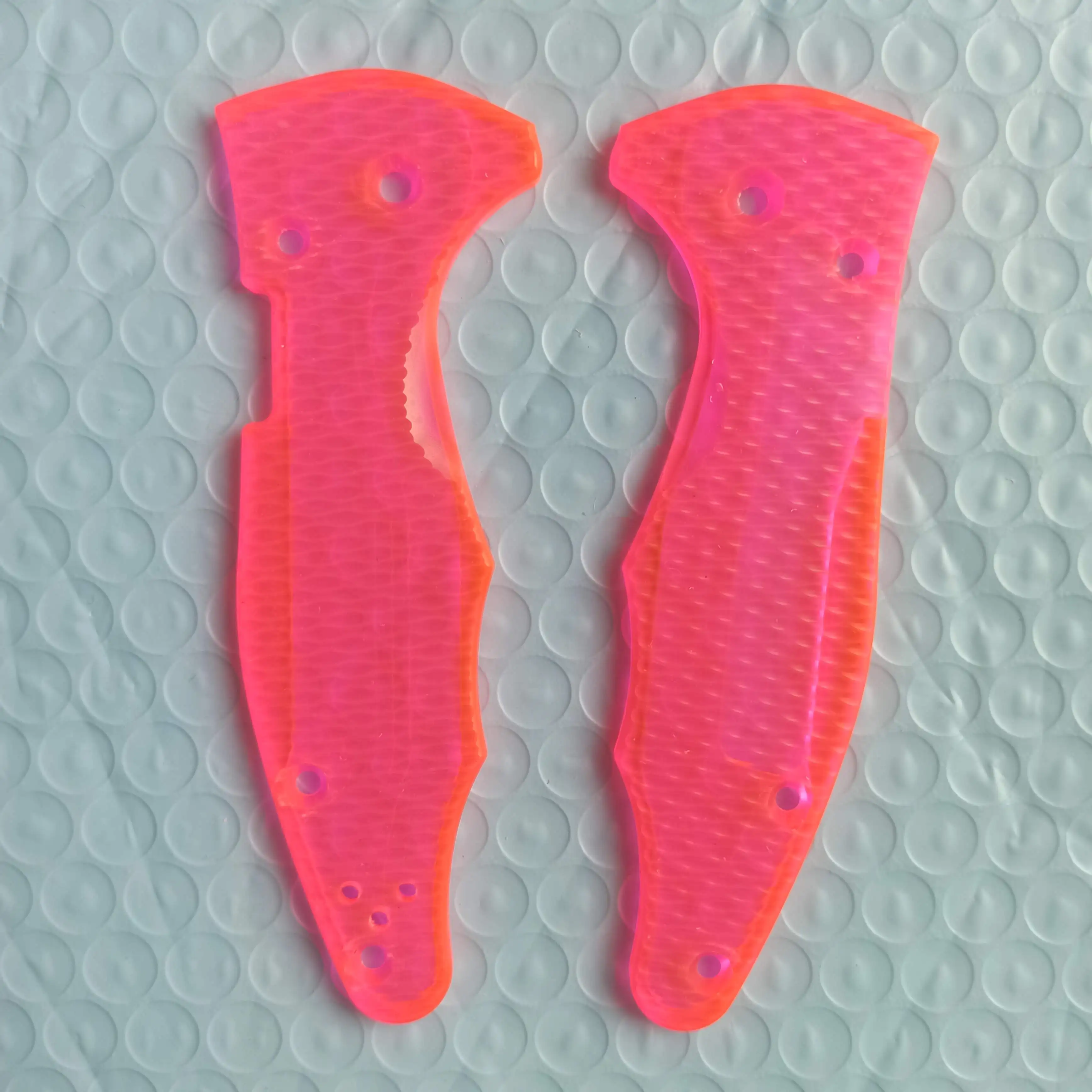 

1 пара весов с акриловым ручкой на заказ для Spyderco C85 Yojimbo 2