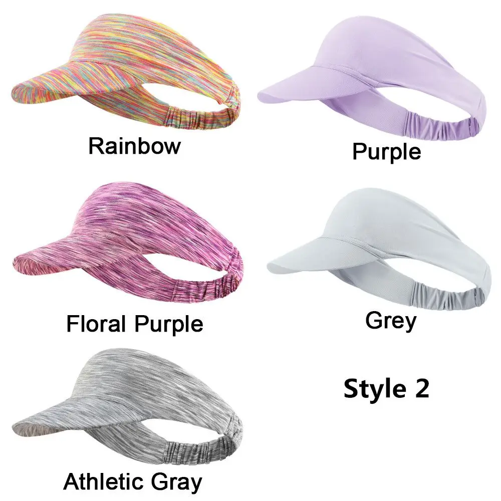 Sun Visor Hat Women Men Sports Cap Quick Dry Golf Tennis Hat Lightweight Visor Roll-up Portable Beach Cap Summer Hat view 4