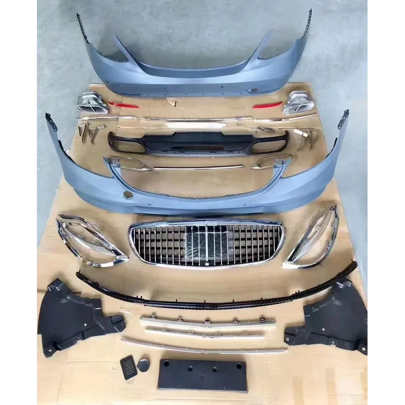 

E Class W213 E180 E200 E43 E53 E63 Automobiles Exerior Body Parts Facelift Car Set May Style Front Bumper Rear Bumper Grille