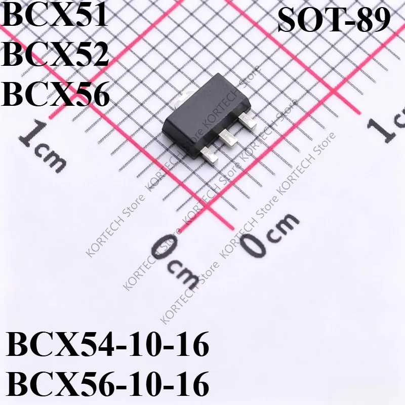 100PCS/Lot Brand new and original   BCX51 BCX52 BCX56 BCX54-10-16 BCX56-10-16 Silkscreen :BD BM BL SOT-89 audion best quality