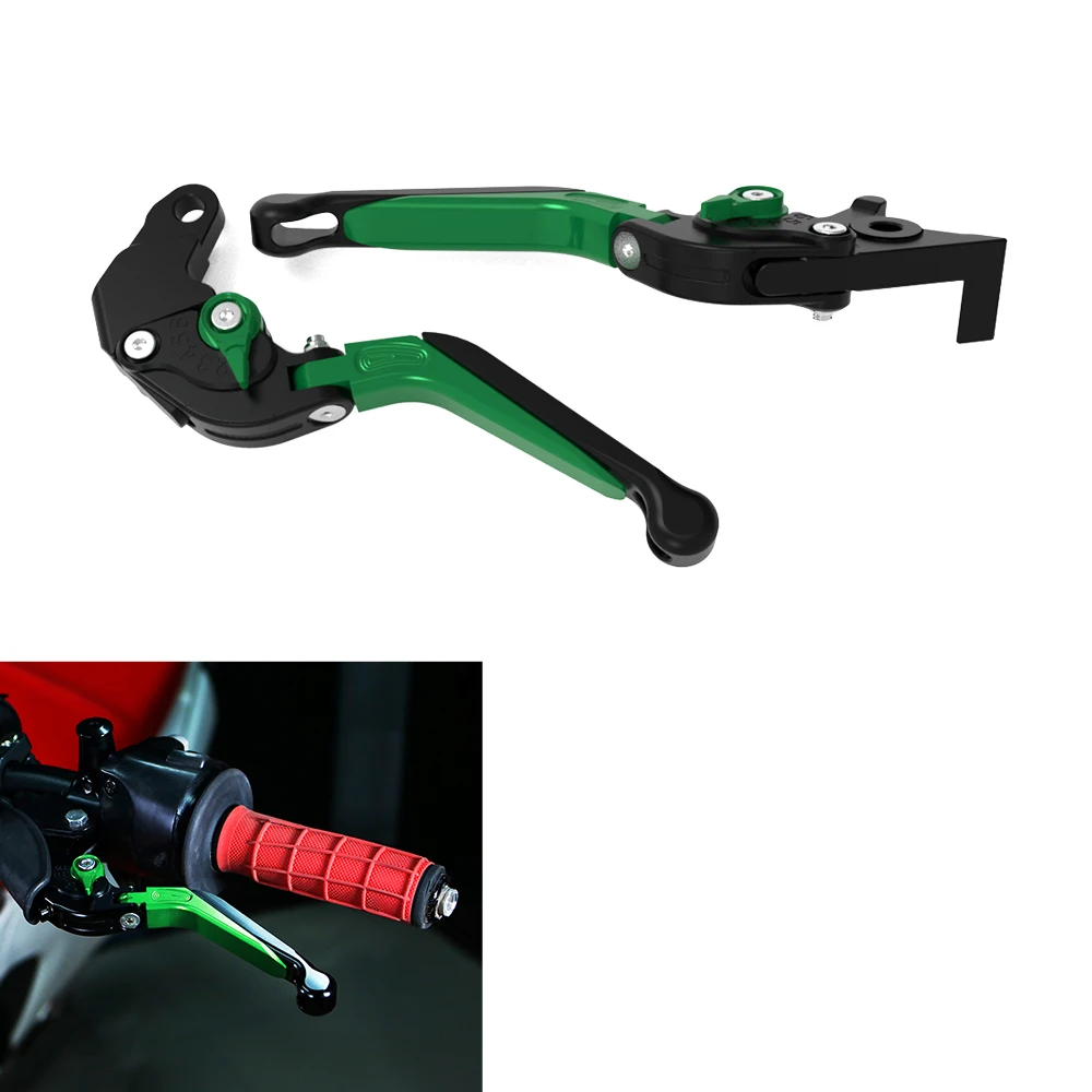 

Motorcycle Accessories Fit For Kawasaki ZX-6RR 2005 2006 ZX6RR Adjustable Folding Extendable Lever Brake Clutch Levers Brakes