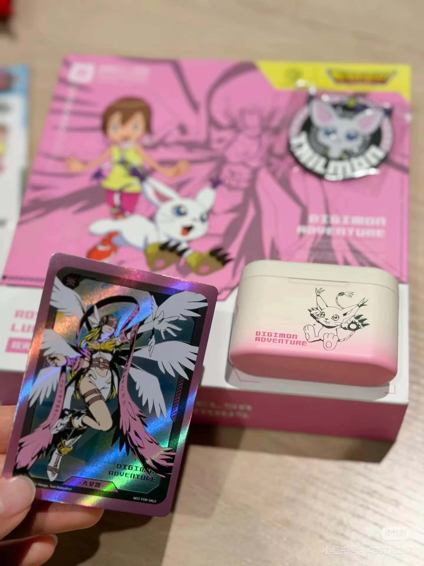 In Stock Digimon Adventure Ear Clip Wireless Bluetooth Headphones Agumon Tailmon New Hot Selling Earbuds Sports Running Outdoor