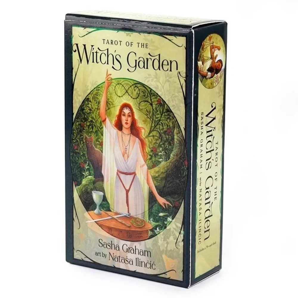 Tarot of The Witch\'s Garden 78 Pcs Cards Manifestation and Magic Await You In The Witch\'s Garden