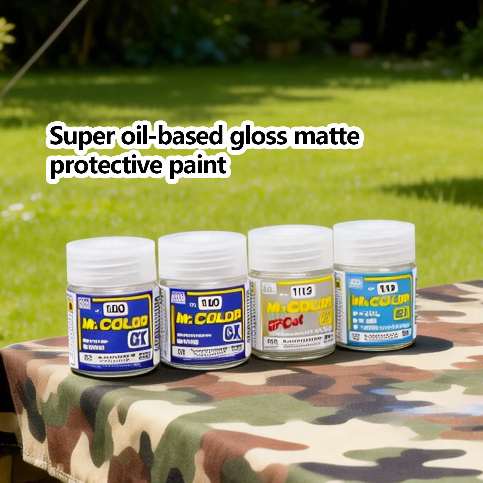 

18 мл GX100 GX112 GX113 GX114 Матовая защитная прозрачная краска на масляной основе для моделей, кукол BJD, пластиковых фигурок, для хобби и DIY, новинка