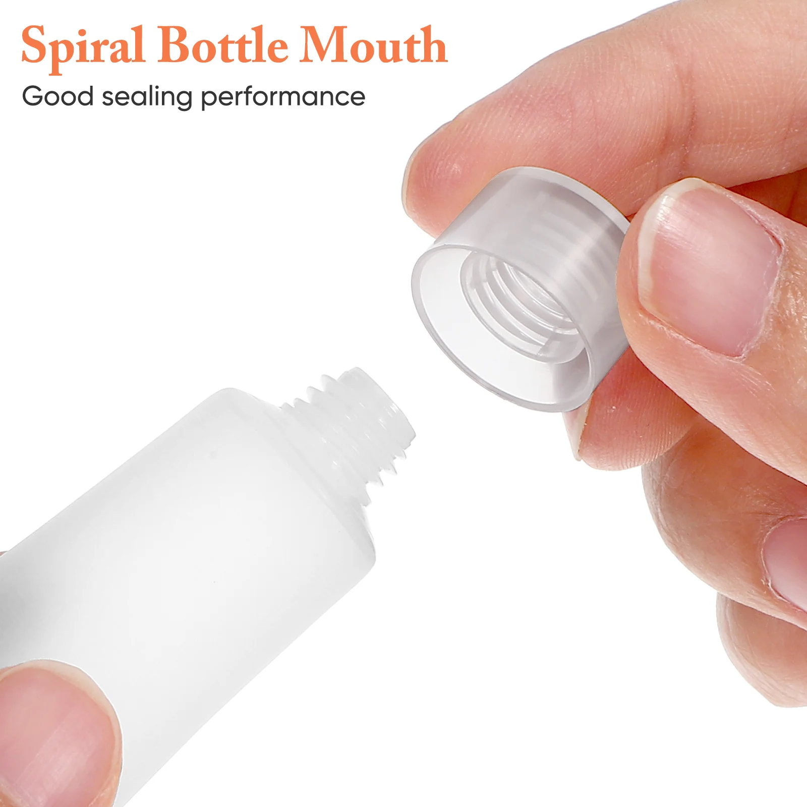 

50Pcs Travel Size Refillable Bottles 10Ml Leakproof Squeeze Tubes for Skincare Products Shampoo Body Wash Face Cleanser Compact