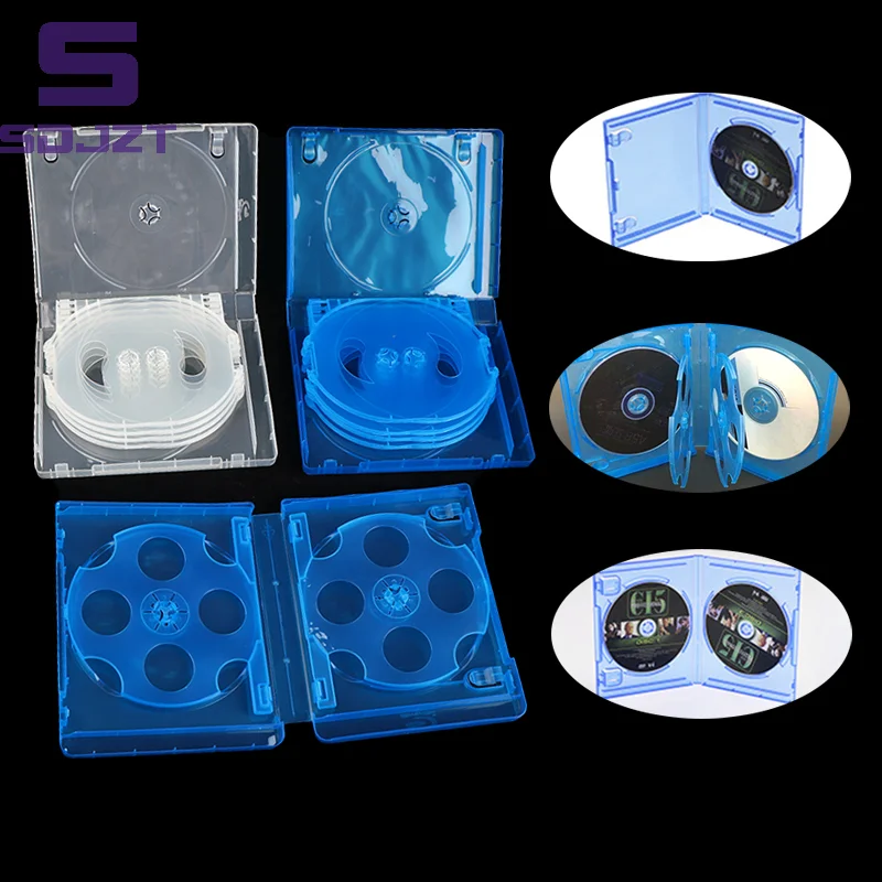 CD Case CD Storage Box 1Pc Blu-ray Replacement Game Cases Protective Box For PS4 PS5 CD DVD Discs Storage Bracket Box