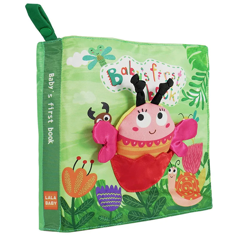 

Lala cloth book 1pc 0-3 year old baby cloth book infant early education three-dimensional cloth book