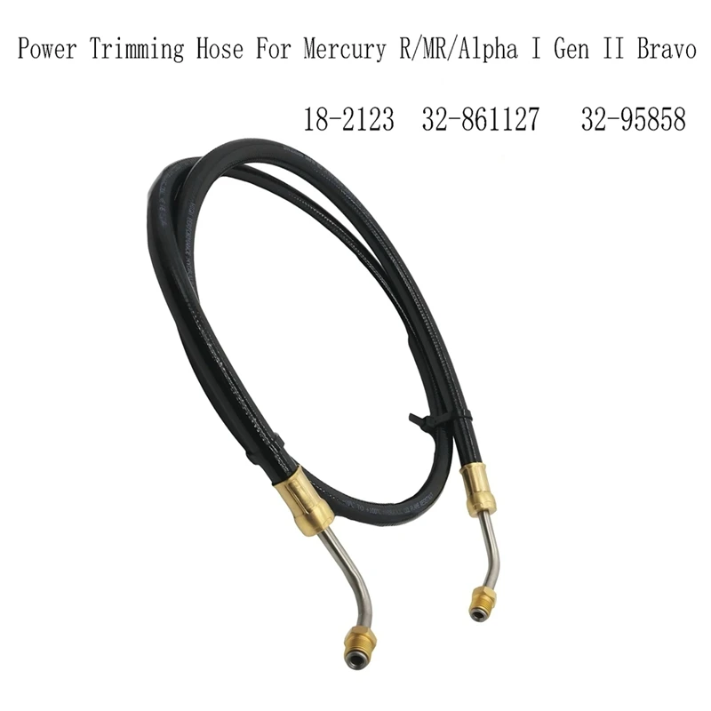 Super Sale 18-2123 Power Trimming Hose for Mercury R/MR/Alpha I Gen II Bravo Trim Pump to Connector Hose 32-861127 32-95858